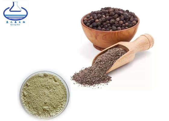 CAS 94-62-2 Black Pepper Extract Nigrum 98% Piperine HPLC Light Yellow Powder